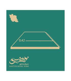 قیمت و خرید سیم سنتور نوین سیم مدل گره خورده قرمز ۰۴۲