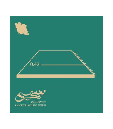 قیمت و خرید سیم سنتور نوین سیم مدل گره خورده قرمز ۰۴۲